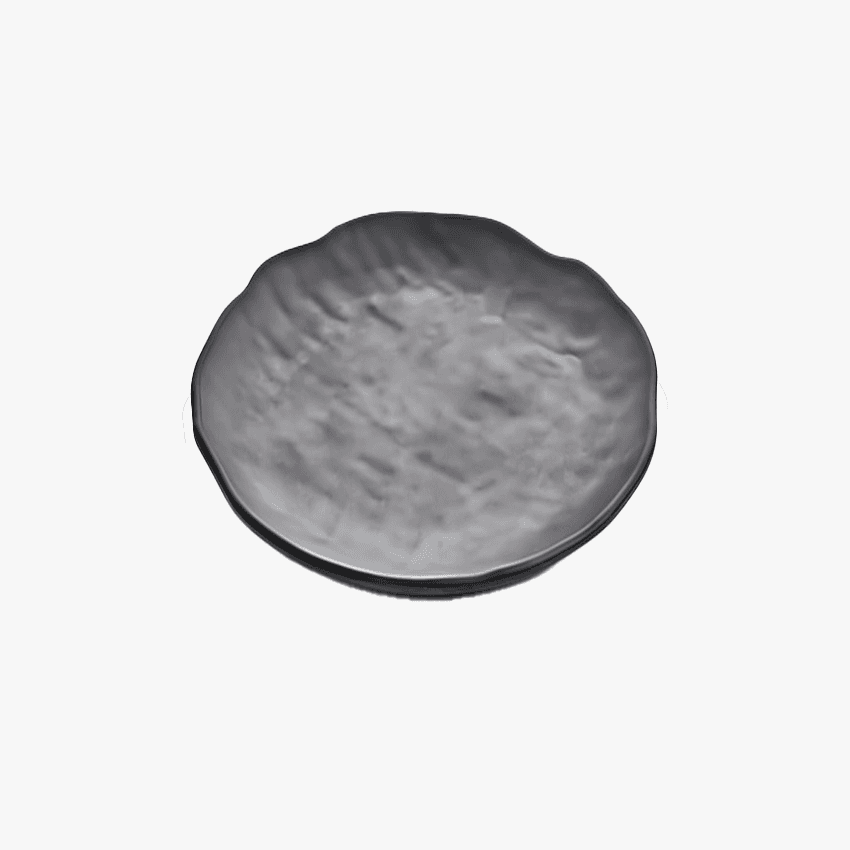 Термостар матовая каменная сервировочная тарелка 25 см