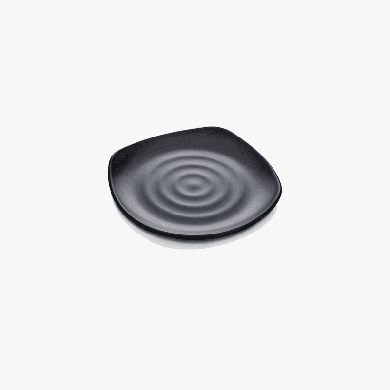 Термостар матовая квадратная сервировочная тарелка 23×23