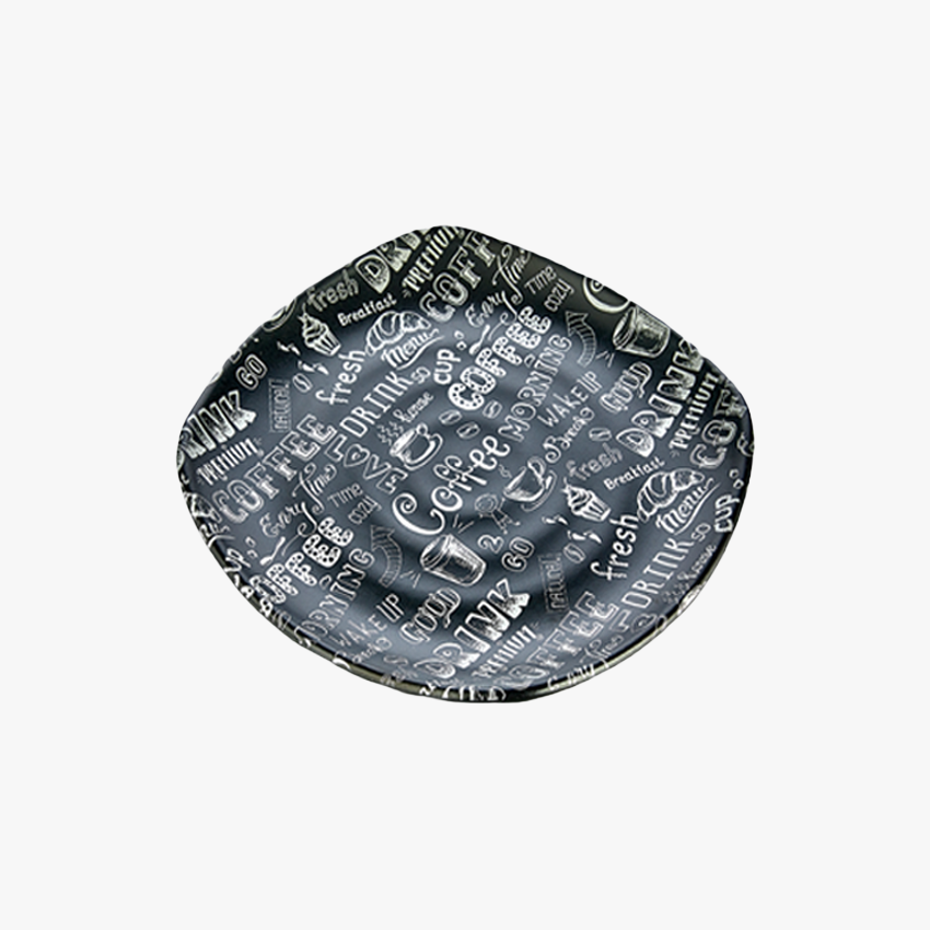 Термостар матовая кафе-квадратная сервировочная тарелка 30×30